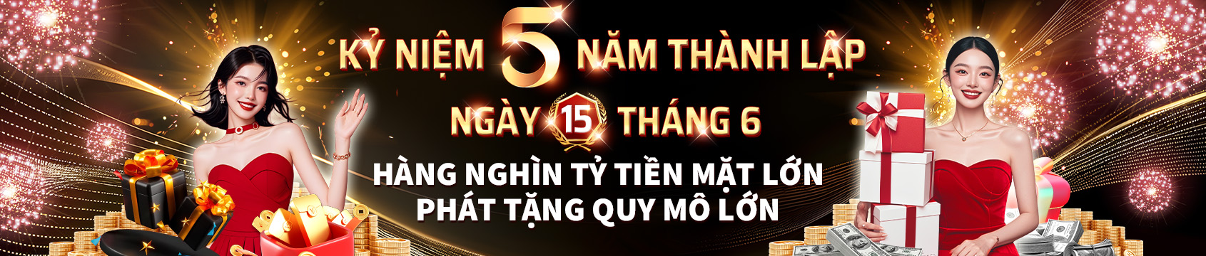 KỶ NIỆM 5 NĂM THÀNH LẬP 23WIN
